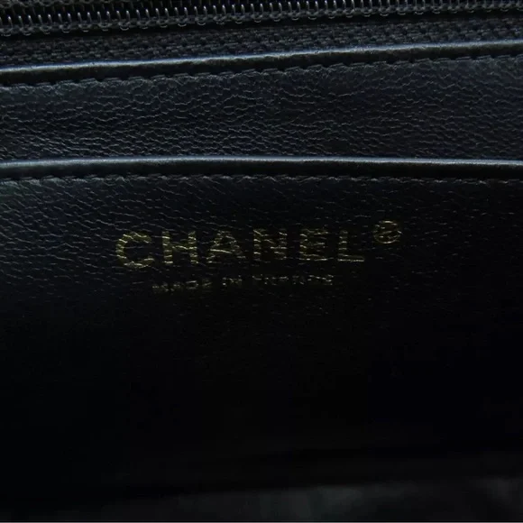 💎 GORGEOUS 💎 CHANEL CAVIAR FLAP DOUBLE CHAIN QUILTED JUMBO MAXI - Picture 13 of 16